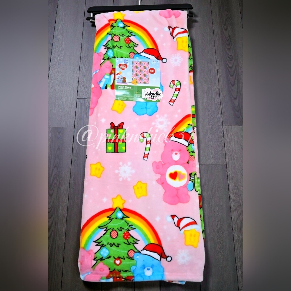 VIRAL Care Bears Christmas Blanket